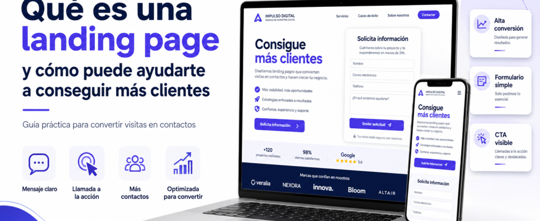 ¿Qué es una landing page?